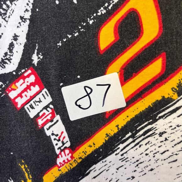 Rusty Wallace T-Shirt‎ Nascar Vintage All Over Print Single Stitch Mens XL Rare - Picture 11 of 11